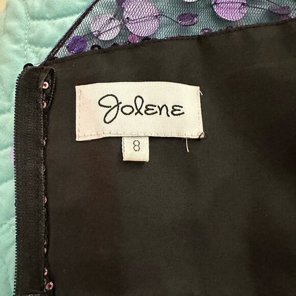 Jolene Purple Sequence Mermaid Prom Dress - Picture 6 of 16